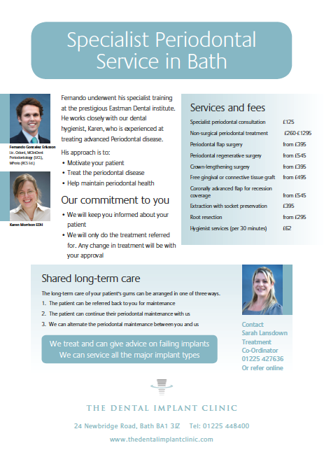Read more about the article New Periodontal Referral Service