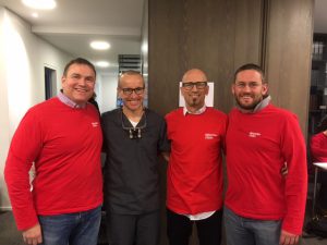 Tim and Elliott with Marcus Hürzeler and Otto Zuhr